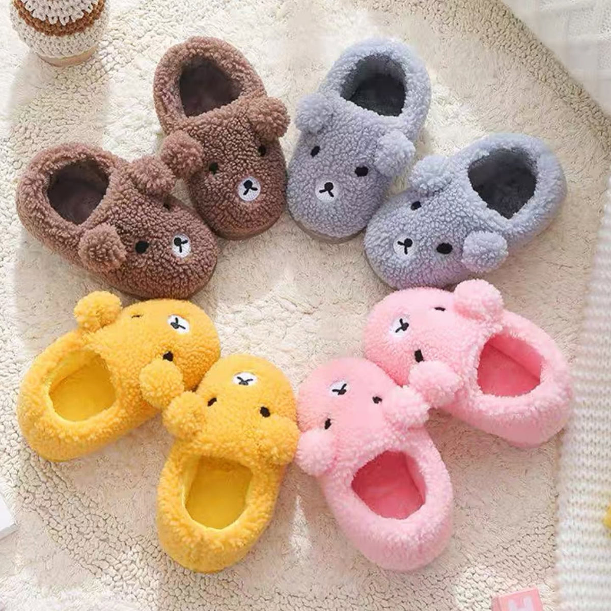 Chaussons DoucePattes™ – Les Adorables Chaussons Lapin Ultra-Doux pour Enfants