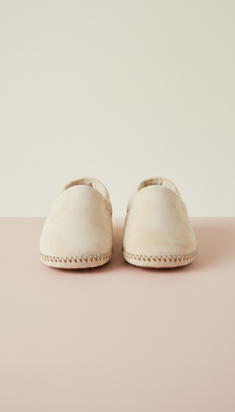 Children's Oat Shell Velour Slipper