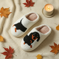 Chaussons Teckel Cozy – Peluche Douce & Chaude