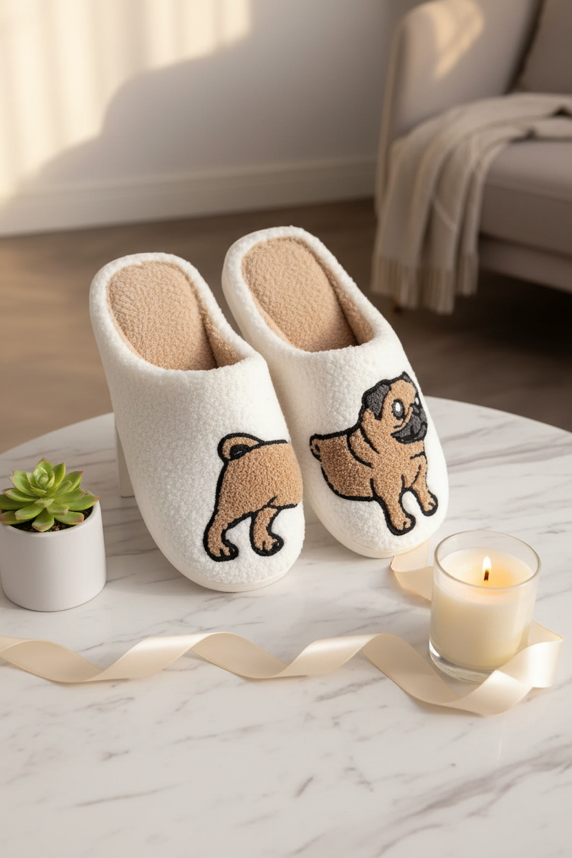 Élégant chaussons carlin
